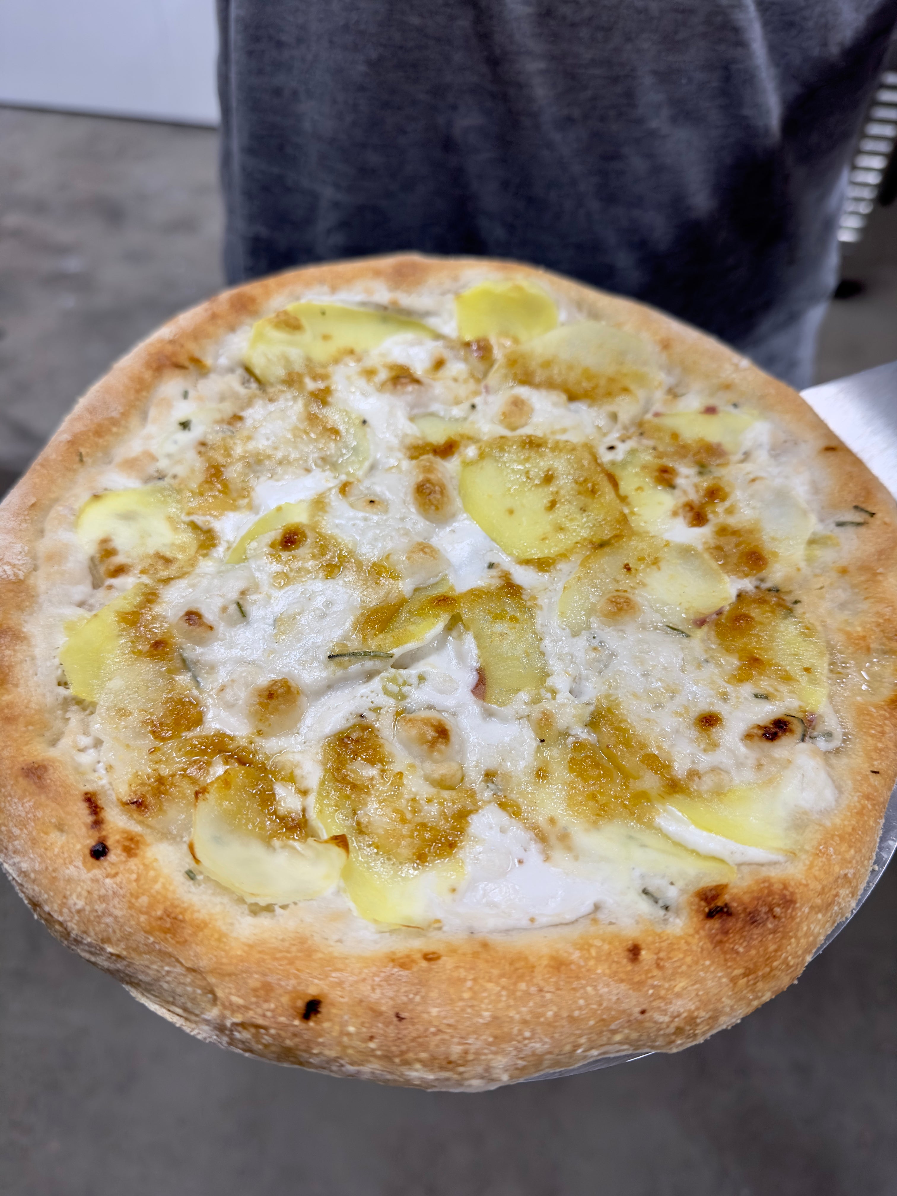 Creamy Potato Pizza