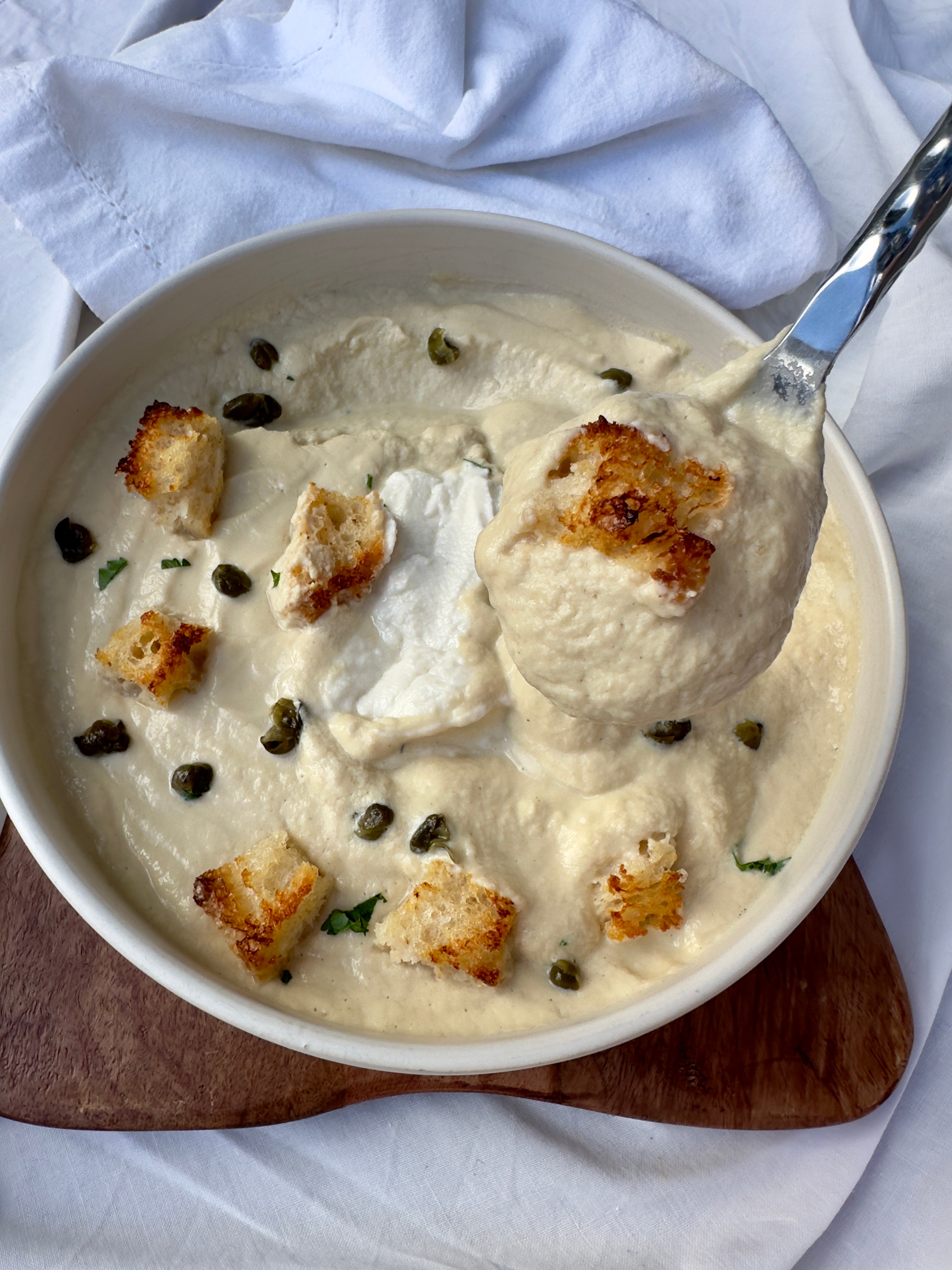 Cauliflower Bisque Soup Family