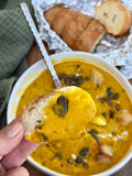 Soup & Garlic Bread